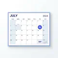 Calendar showing the date 60 days from today